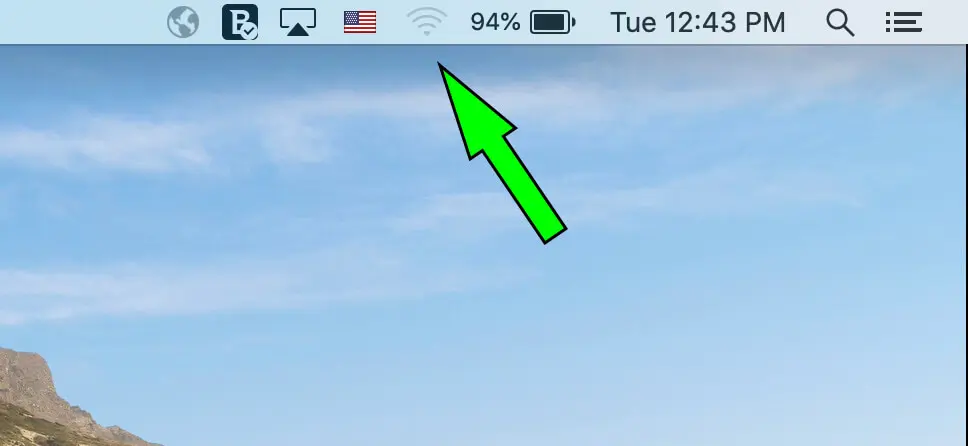 greyed out WIFI